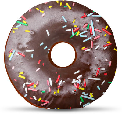 Sleep Nature's Donut Donut Pillow Pack of 1(Multicolor)