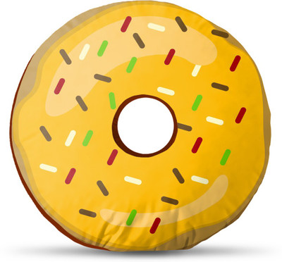 Sleep Nature's Donut Donut Pillow Pack of 1(Multicolor)