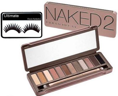 Ultimate Eyelashes & Naked2 12 Smookey Shades Eyeshadow Palette(Set of 2)