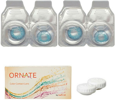 ORNATE Blue Colored Contact Lens 2 Pair with case (0 Power) Monthly Contact Lens(0, Blue, Pack of 3)
ORNATE Blue Colored Contact Lens 2 Pair with case (0 Power) Monthly Contact Lens(0, Blue, Pack of 3)