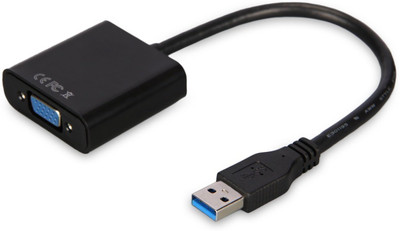 TABLOR HIgh Speed USB 3.0 to VGA Adapter VGA Cable(Compatible with Mobile, Laptop, Tablet, Mp3, Gaming Device, Black)
TABLOR HIgh Speed USB 3.0 to VGA Adapter VGA Cable(Compatible with Mobile, Laptop, Tablet, Mp3, Gaming Device, Black)