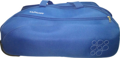 Kamiliant KAMBONGO24 Duffel Strolley Bag(Blue, Black), Black;blue