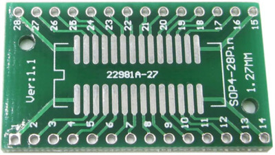 KitsGuru TSSOP28 SSOP28 Adapter SMD PCB convert to DIP 28 For AD9851 AD9850 Electronic Components Electronic Hobby Kit
KitsGuru TSSOP28 SSOP28 Adapter SMD PCB convert to DIP 28 For AD9851 AD9850 Electronic Components Electronic Hobby Kit