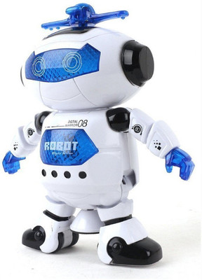 JANNAT Toys Musical Dancing Robot with 3D Lights / 360 degrees rotation (White)(Blue, White)
JANNAT Toys Musical Dancing Robot with 3D Lights / 360 degrees rotation (White)(Blue, White)