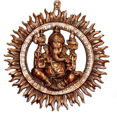 Pin to Pen Metalic Surya Ganeshji Wall Hanging Decorative Showpiece - 40 cm(Alloy, Copper)
Pin to Pen Metalic Surya Ganeshji Wall Hanging Decorative Showpiece - 40 cm(Alloy, Copper)