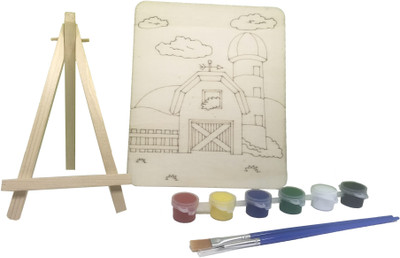 Visual Echoes DIY House Colouring Kit Little Art Gallery - MDF Board With Drawing Loutine, Essel, Water Color, And Paint Brushes.
Visual Echoes DIY House Colouring Kit Little Art Gallery - MDF Board With Drawing Loutine, Essel, Water Color, And Paint Brushes.