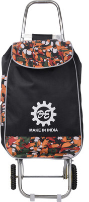 De Shopping Trolley Bag 2w Waterproof Trolley(Orange, 37 inch)