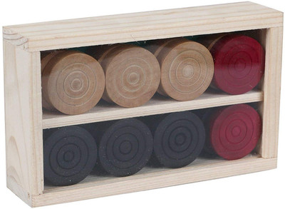 QUINERGYS ™ Super A++ Quality Wooden Carrom/Carom Coins and Striker set Carrom Pawns(Pack of 24)
QUINERGYS ™ Super A++ Quality Wooden Carrom/Carom Coins and Striker set Carrom Pawns(Pack of 24)
