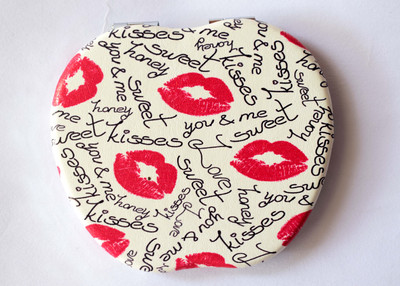 oramsa Designer Printed Compact Mirror - Dual Mirror, Normal and 3x Magnification