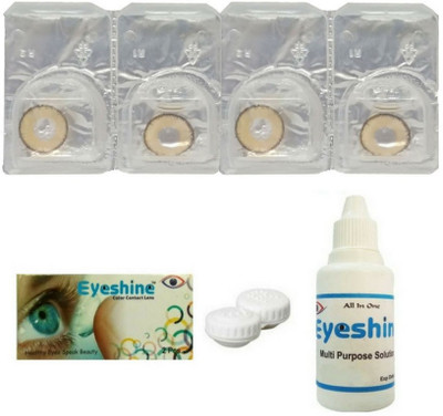 Eyeshine Hazel Colored Contact Lens 2 Pair With Case And Solution(0 Power) Monthly Contact Lens(0, HAZEL, Pack of 4)
Eyeshine Hazel Colored Contact Lens 2 Pair With Case And Solution(0 Power) Monthly Contact Lens(0, HAZEL, Pack of 4)