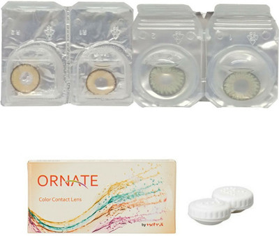ORNATE Hazel & Green Colored Contact Lens 2 Pair with case (0 Power) Monthly Contact Lens(0, Hazel, Green, Pack of 3)
ORNATE Hazel & Green Colored Contact Lens 2 Pair with case (0 Power) Monthly Contact Lens(0, Hazel, Green, Pack of 3)