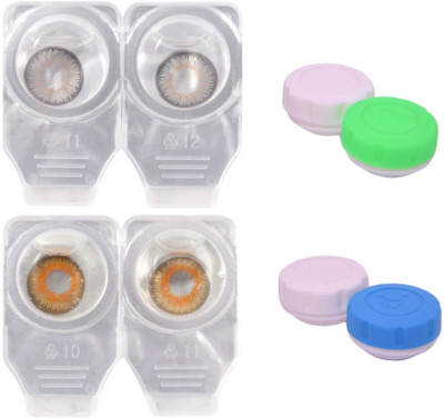 Choice Empire 2 Pair Zero Power Monthly Contact Lens Without Solution - Grey - Honey Color Lens Monthly Contact Lens(0 dioptres, Grey, Honey, Pack of 4)
Choice Empire 2 Pair Zero Power Monthly Contact Lens Without Solution - Grey - Honey Color Lens Monthly Contact Lens(0 dioptres, Grey, Honey, Pack of 4)