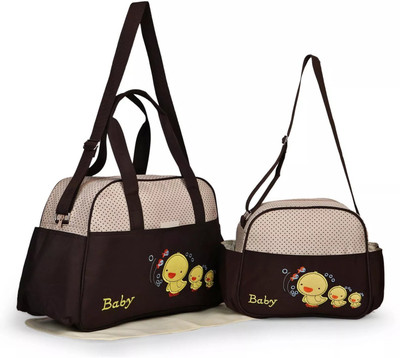 Offspring Outing Mama Shoulder Diaper Bag Shoulder Diaper Bag(Brown)
