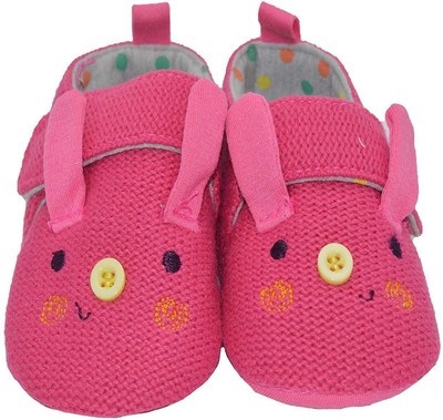 Baby Bucket Boys & Girls Slip on Formal Boots(Pink
