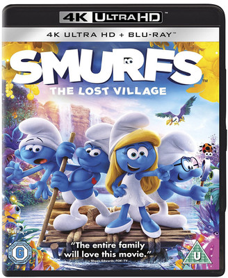 Smurfs: The Lost Village (4K UHD + Blu-ray) (2-Disc Set) (Slipcase Packaging + Region Free + Fully Packaged Import)(4K(UHD) Blu-ray English)