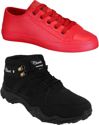 Chevit Combo Pack of 2 Casual & Sports Shoes (Sneakers Shoes) Sneakers For Men(Red, Black & red
Chevit Combo Pack of 2 Casual & Sports Shoes (Sneakers Shoes) Sneakers For Men(Red, Black & red