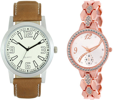 Shocknshop LR15_215 Designer Analog Chain Strap Couple Watch - For Men & Women
Shocknshop LR15_215 Designer Analog Chain Strap Couple Watch - For Men & Women