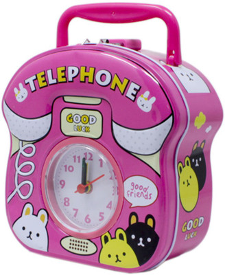 Tootpado Metal Piggy Bank With Clock For Kids Telephone - Pink - (1BOX142) - Money Kiddy Coin Bank Coin Bank(Pink)
Tootpado Metal Piggy Bank With Clock For Kids Telephone - Pink - (1BOX142) - Money Kiddy Coin Bank Coin Bank(Pink)