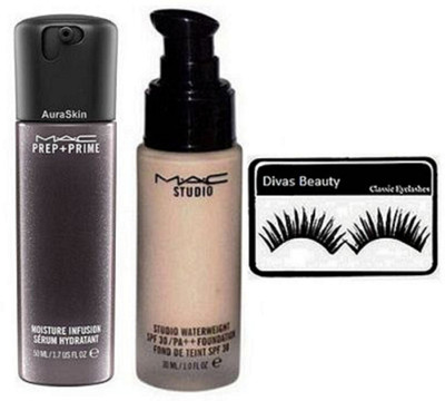divas beauty Eyelashes With Mac Moisture Infusion Serum,Studio WaterWeight Liquid Foundation(Set of 3)
divas beauty Eyelashes With Mac Moisture Infusion Serum,Studio WaterWeight Liquid Foundation(Set of 3)
