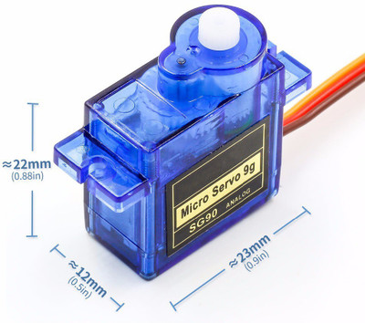 Generic 5 Pcs Lot Tower Pro SG90 Mini 9g Gear Micro Digital Servo Motor Control Electronic Hobby Kit
Generic 5 Pcs Lot Tower Pro SG90 Mini 9g Gear Micro Digital Servo Motor Control Electronic Hobby Kit