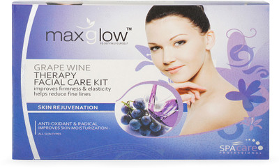MAXGLOW GRAPE WINE THERAPY FACIAL CARE KIT - 330 ML 330 ml