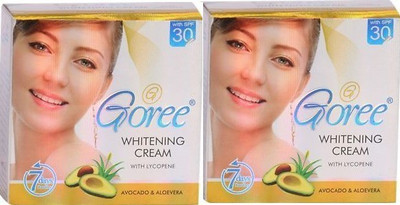 Goree Cream Beauty Cream 100% Original ( With Lycopene & SPF 30 ) ( Pack Of 2)(60 g)