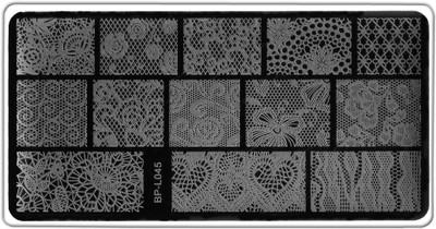 Born Pretty BP-L045 Stainless Steel Nail Stamping Image Plate.(Multi)