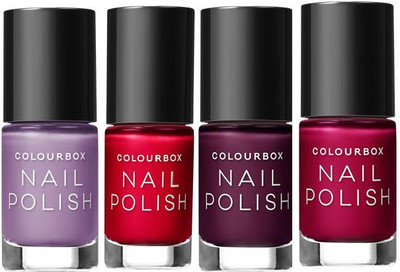Oriflame Sweden COLOURBOX Nail Polish Combo of 4 Soft Lavander, Soft Berry, Bright Red, Bright Raspbrry(Pack of 4)
Oriflame Sweden COLOURBOX Nail Polish Combo of 4 Soft Lavander, Soft Berry, Bright Red, Bright Raspbrry(Pack of 4)