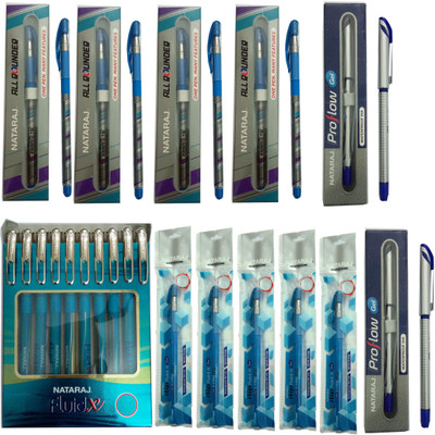NATARAJ FLUID X BALL PEN+ALL ROUNDER BALL PEN+PROFLOW BALL PEN+ITIP POINT X GEL PEN Ball Pen(Pack of 4)
NATARAJ FLUID X BALL PEN+ALL ROUNDER BALL PEN+PROFLOW BALL PEN+ITIP POINT X GEL PEN Ball Pen(Pack of 4)