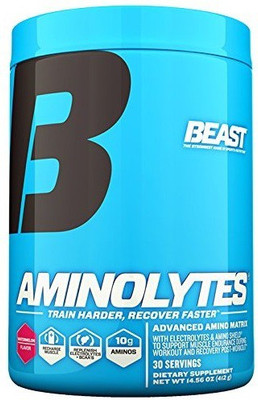 BEAST SPORTS NUTRITION AMINOLYTES, 30 SERVING EAA (Essential Amino Acids)(412.0 g, Watermelon)
BEAST SPORTS NUTRITION AMINOLYTES, 30 SERVING EAA (Essential Amino Acids)(412.0 g, Watermelon)