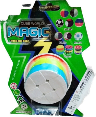 ClueSteps World Rubik's Magic Circle Cube 3 x 3 Puzzle Extra Smooth High Speed Sticker less (1 Pieces) for Kids ages 6+(1 Pieces)
ClueSteps World Rubik's Magic Circle Cube 3 x 3 Puzzle Extra Smooth High Speed Sticker less (1 Pieces) for Kids ages 6+(1 Pieces)