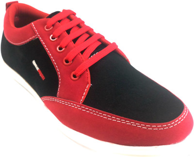 VOKSTAR V5003BLK Sneakers For Men(Red, Black