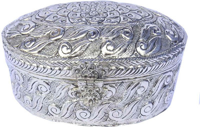Susajjit Decor Designer Jewellery Box Made of Alluminium Vintage Style Decorative Box Jewellery and Makeup Vanity Box(Silver)
Susajjit Decor Designer Jewellery Box Made of Alluminium Vintage Style Decorative Box Jewellery and Makeup Vanity Box(Silver)