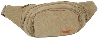 SRI Cotton Waist Pack Bag/Pouch For Unisex (Brown) Waist Bag(Brown)