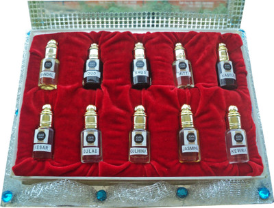 ASHTAAROMAS Combo of 10 Pure Herbal Attars for Unisex(12ml each) Herbal Attar(Kewda)
ASHTAAROMAS Combo of 10 Pure Herbal Attars for Unisex(12ml each) Herbal Attar(Kewda)