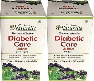 Farm Naturelle Herbal Diabetic Care Juice, 400ml (Pack of 2) with Jamun Honey, 40g(2 x 400 ml)
Farm Naturelle Herbal Diabetic Care Juice, 400ml (Pack of 2) with Jamun Honey, 40g(2 x 400 ml)