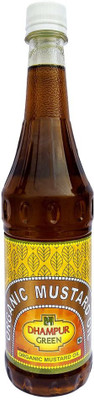 Dhampur Organic Black Mustard Oil Plastic Bottle(700 ml)