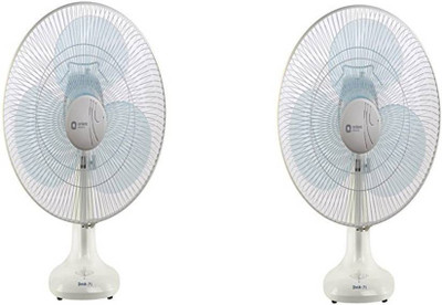 Orient Electric Desk 71 3 Blade Table Fan(White, Pack of 2)