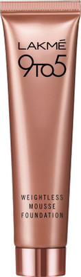 Lakme 9 to 5 Weightless Mousse Foundation(03 beige caramel, 25 g)