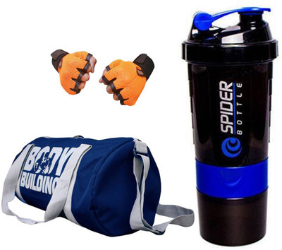 Snipper Combo of Bodybuilding Blue Bag , Gloves Orange And Spider Shaker Purple Gym & Fitness Kit
Snipper Combo of Bodybuilding Blue Bag , Gloves Orange And Spider Shaker Purple Gym & Fitness Kit