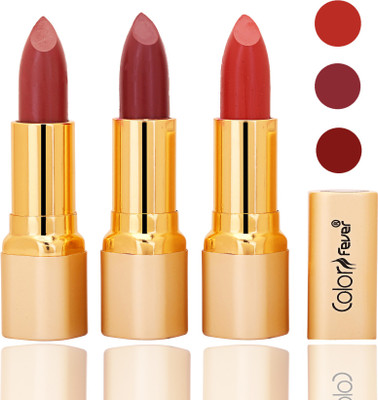 Color Fever lipstick with Vitamin E, Enriched soft and smooth 9 to 5 matte(mauve, mauve, orange, 12 g) 
Color Fever lipstick with Vitamin E, Enriched soft and smooth 9 to 5 matte(mauve, mauve, orange, 12 g)