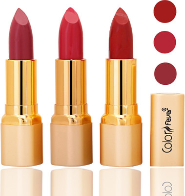 Color Fever lipstick with Vitamin E, Enriched soft and smooth matte(mauve, neon, red, 12 g)
Color Fever lipstick with Vitamin E, Enriched soft and smooth matte(mauve, neon, red, 12 g)
