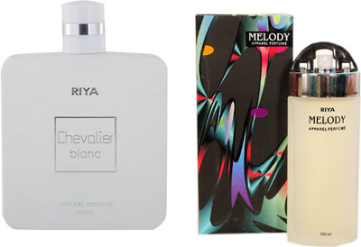 Riya Melody Black Apparel Eau de Perfume with Chevalier Blanc Apparel Perfume - 200 ml(For Men & Women)
Riya Melody Black Apparel Eau de Perfume with Chevalier Blanc Apparel Perfume - 200 ml(For Men & Women)
