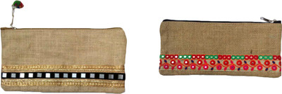 KS Jute Pouch(Brown)