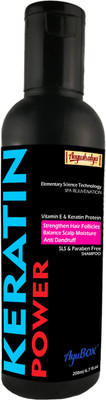 Aayushalya Keratin Protein Natural Shampoo (Chemical Free) Paraben, Sulphate & SLS free (200ml)(200 ml)