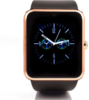 SEGGO GT08 Brown Smart Brown Smartwatch(Black Strap Medium)