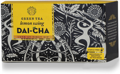 Dai-Cha DAI CHA LEMON Lemon Green Tea Bags Box(50 g)