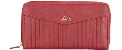 Lavie Women Red Artificial Leather Wallet(2 Card Slots)