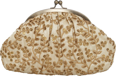 TARUSA Casual Gold Clutch