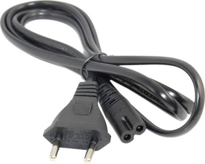 PAC 2 pin power cable for camera,printer,etc Power Cord(Compatible with printer, psp, camera, Black)